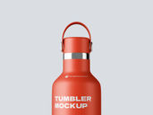 Reusable Bottle Mockup Front View Preview 4