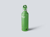 Reusable Bottle Mockup Half Side View Preview 1