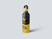 Reusable Bottle Mockup Half Side View Preview 3