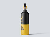 Reusable Bottle Mockup Side View Preview 3