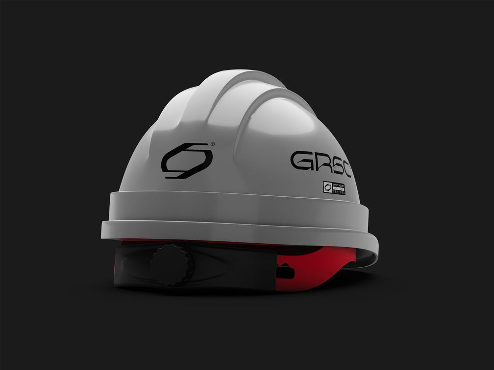 Safety Helmet Back Half Side View 2