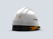 Safety Helmet Back Half Side View 3