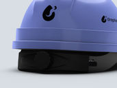 Safety Helmet Back Half Side View 4