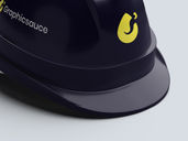Safety Helmet Isometric View 4