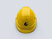 Safety Helmet Top View 1
