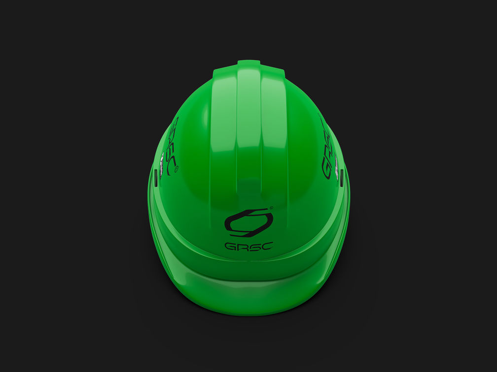Safety Helmet Top View 2