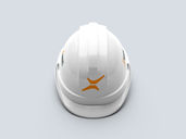 Safety Helmet Top View 3