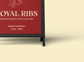 Signage Frame Front View Preview 4