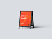 Signage Frame Halfside View Preview 1