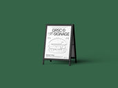 Signage Frame Halfside View Preview 3