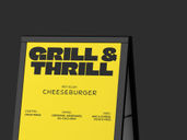 Signage Frame Halfside View Preview 5