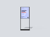Signage Stand Front View Preview 1