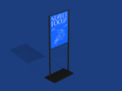 Signage Stand Isometric Preview 3