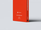 Soft Cover Book Mockup Back Half View Preview 4