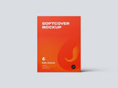 Soft Cover Book Mockup Front View Preview 1