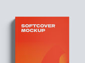 Soft Cover Book Mockup Top View Preview 3