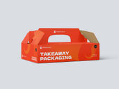 Takeaway Packaging Back Half Side View 1