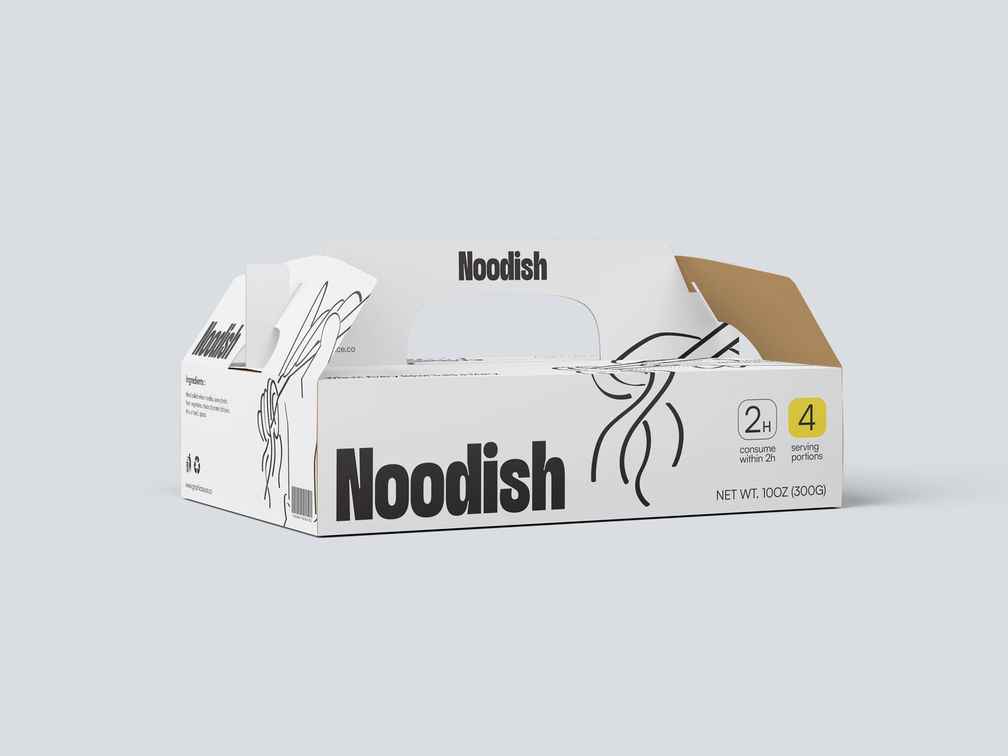 Takeaway Packaging Back Half Side View 2