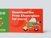 A4 Bi Fold Landscape Brochure Mockup Front View Preview 4