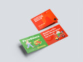 A4 Bi Fold Landscape Brochure Mockup Half Side View Preview 2