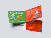 A4 Bi Fold Landscape Brochure Mockup Low Angle View Preview 2