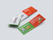 A4 Bi Fold Landscape Brochure Mockup Stack It View Preview 2