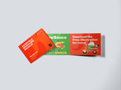 A4 Bi Fold Landscape Brochure Mockup Top View Preview 2