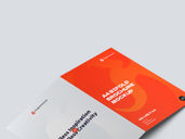 A4 Bi Fold Portrait Brochur Mockup Isometric Preview 3