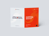 A4 Bi Fold Portrait Brochure Mockup Back Half Side View Preview 2