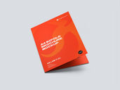 A4 Bi Fold Portrait Brochure Mockup Half Side View Preview 2