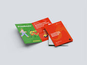 A4 Bi Fold Portrait Brochure Mockup Side View Preview 2