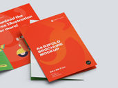 A4 Bi Fold Portrait Brochure Mockup Stack It Preview 3