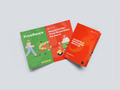 A4 Bi Fold Portrait Brochure Mockup Top View Preview 2