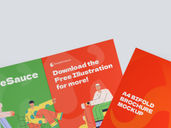 A4 Bi Fold Portrait Brochure Mockup Top View Preview 3