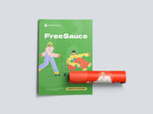 A4 Flyer Brochur Mockup Top View Preview 2