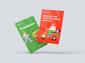 A4 Flyer Brochure Mockup Flying View Preview 2