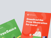 A4 Flyer Brochure Mockup Flying View Preview 3