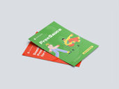 A4 Flyer Brochure Mockup Isometric View Preview 2