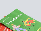 A4 Flyer Brochure Mockup Isometric View Preview 3