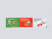 A5 Trifold Brochure Mockup Front View Preview 2