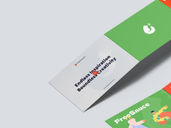 A5 Trifold Brochure Mockup Isometric View Preview 3