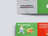 A5 Trifold Brochure Mockup Top View Preview 3