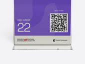 Acrylic Table Tent Mockup Front View Preview 5