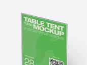 Acrylic Table Tent Mockup Isometric View Preview 4