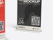 Acrylic Table Tent Mockup Stack It View Preview 5