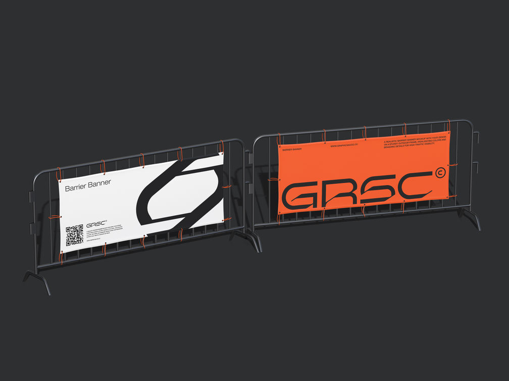 Barrier Banner Mockup Stack It View Preview 1