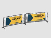 Barrier Banner Mockup Stack It View Preview 3