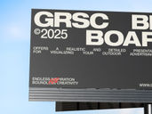 Billboard Double Side Mockup Front View Preview 4