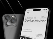Black Mirror Iphone 15 Mockup 03 Zoom