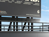 Building Billboard Mockup Half Side View Preview 5